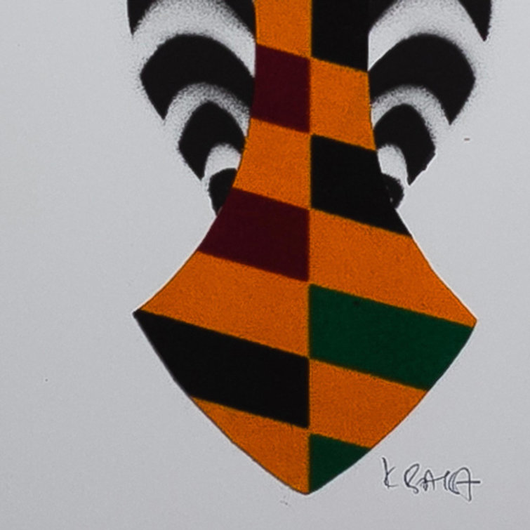Novica Zebra Zebra III On Cardstock by K. Baka Painting Wayfair